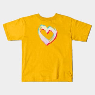 Glitched heart Kids T-Shirt